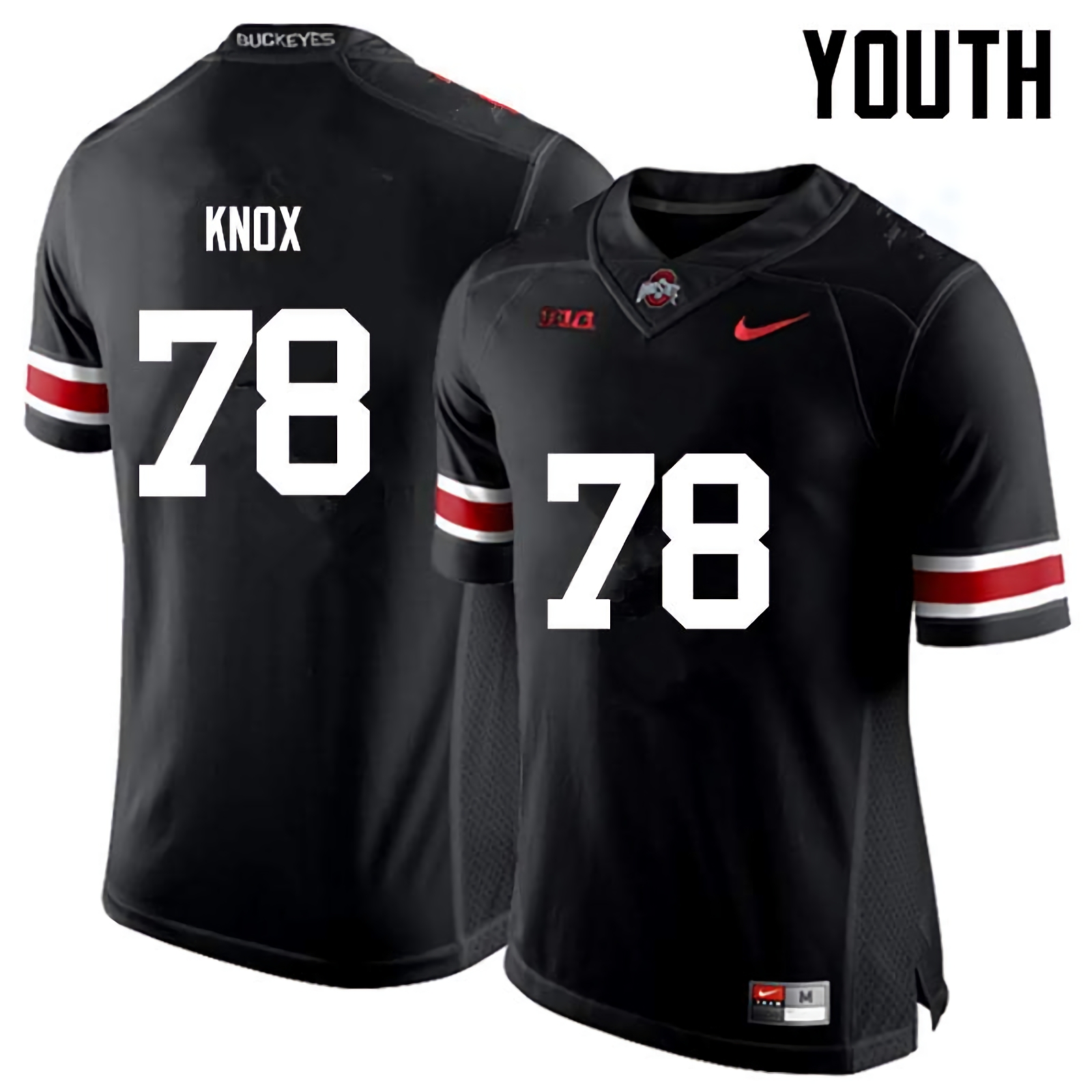 Demetrius Knox Ohio State Buckeyes Youth NCAA #78 Nike Black College Stitched Football Jersey BPN5356ES